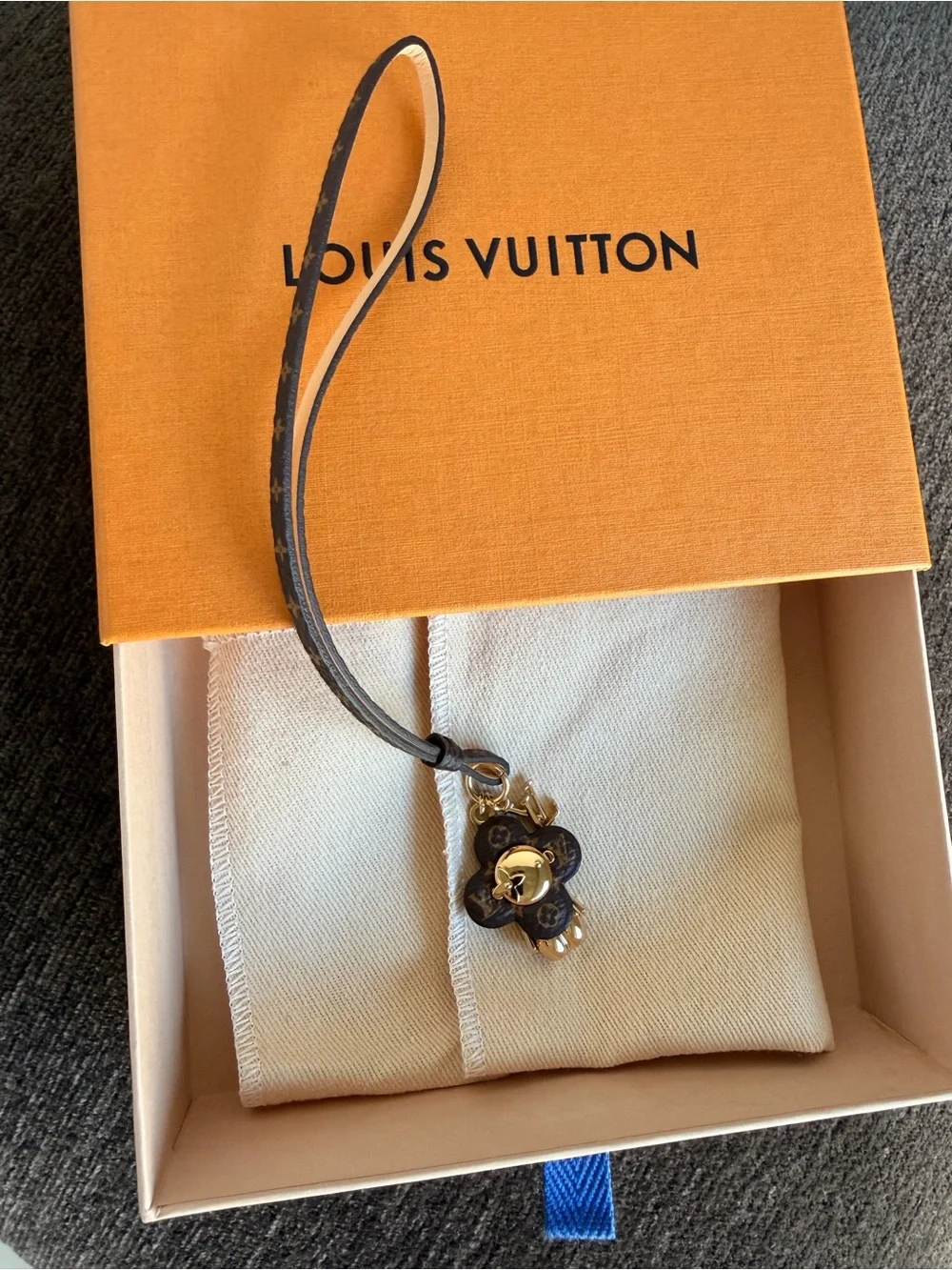 Louis Vuitton Mini Vivienne Bag Charm Monogram
